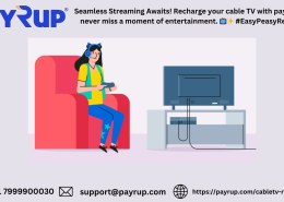 Cable TV Recharge Hassle-free with PayRup