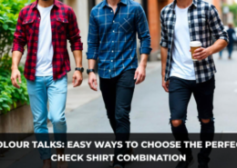 What are the best color combinations for checked shirts?